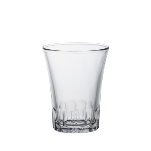 AMALFI - Tasse en verre transparent 12 cl (Lot de 4)