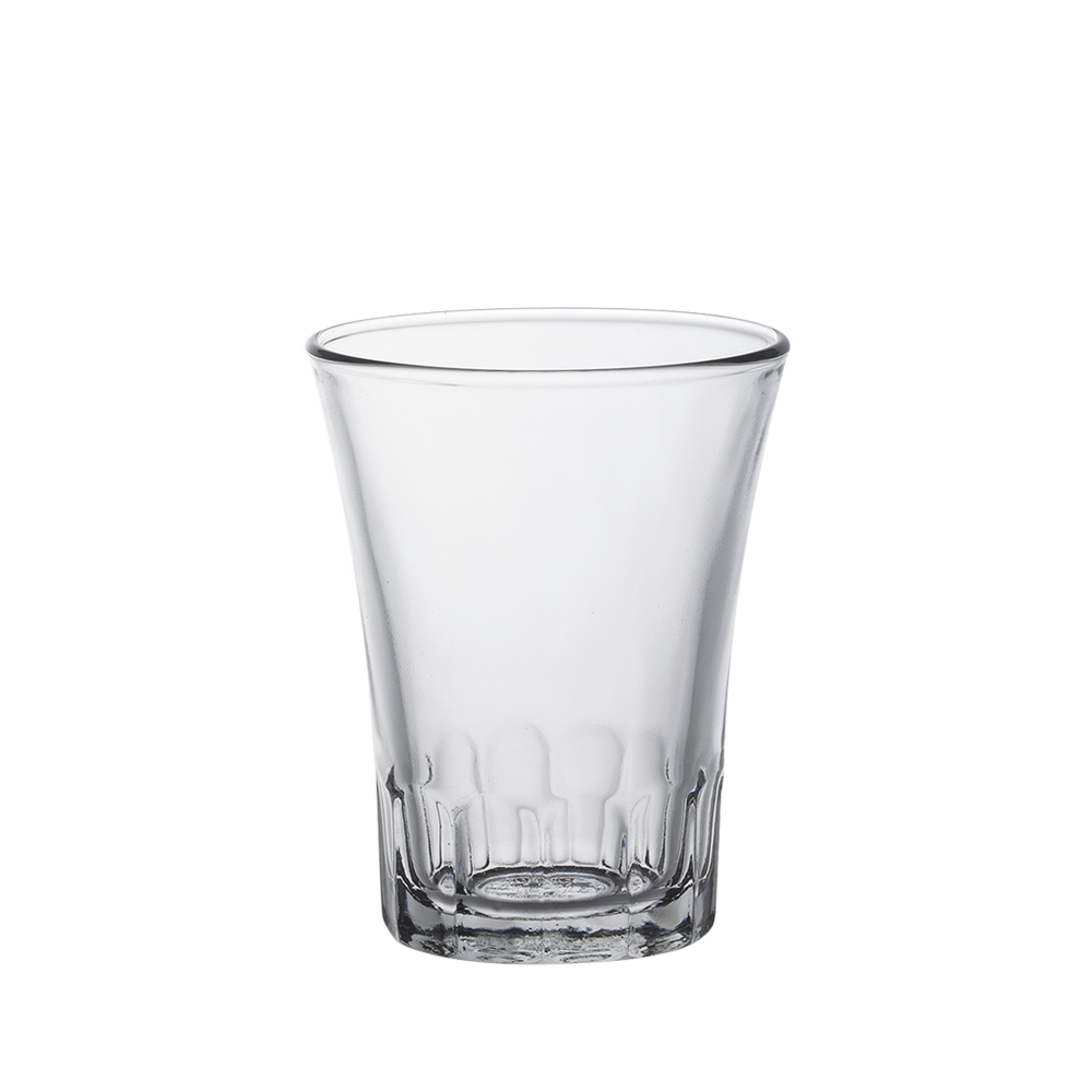 AMALFI - Tasse en verre transparent 12 cl (Lot de 4)