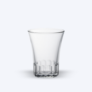 AMALFI - Tasse en verre transparent 17 cl (Lot de 4)