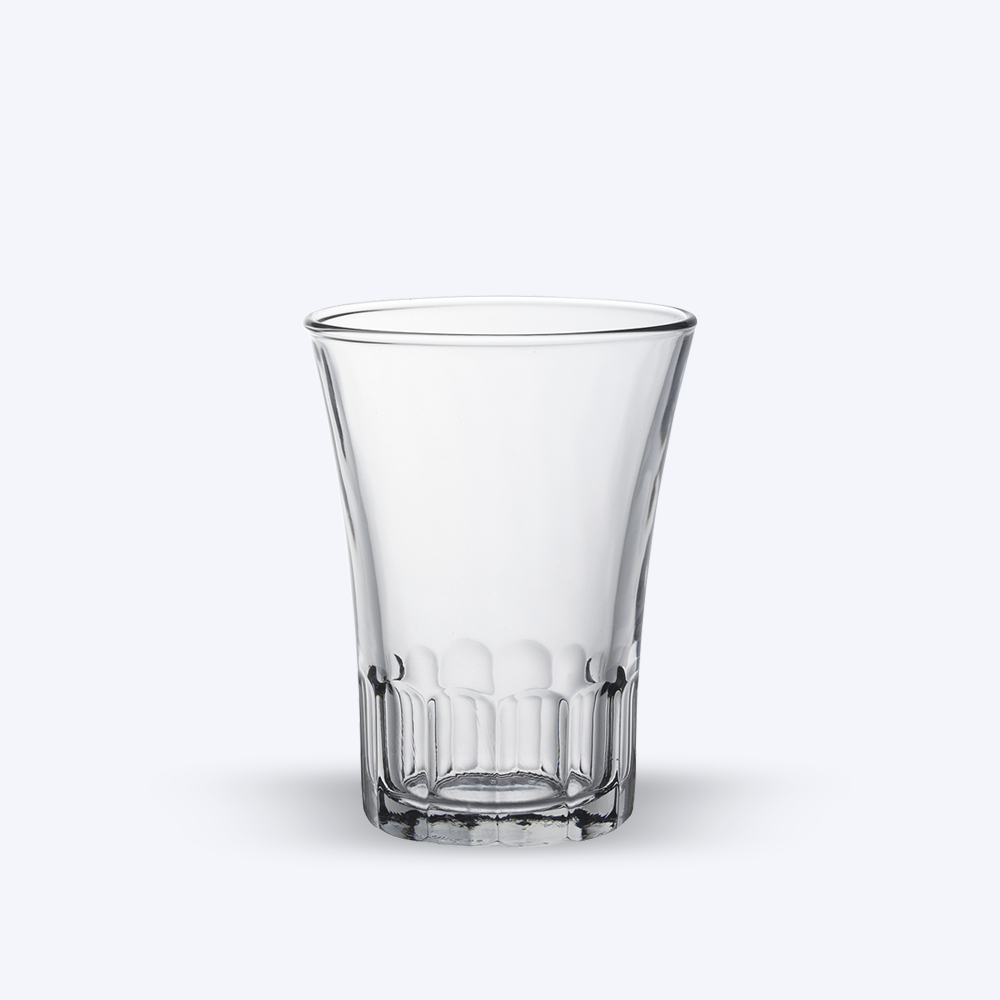 AMALFI - Tasse en verre transparent 20 cl (Lot de 4)