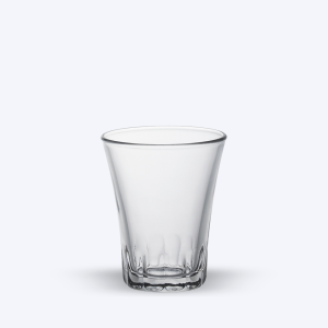 AMALFI - Tasse en verre transparent 7 cl (Lot de 4)