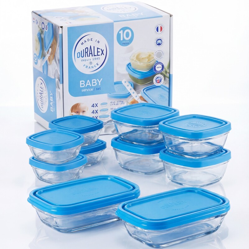 Baby Set - 10 Boîtes de conservation bébé