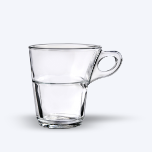 Caprice - Tasse en verre transparent 22cl - (Lot de 6)