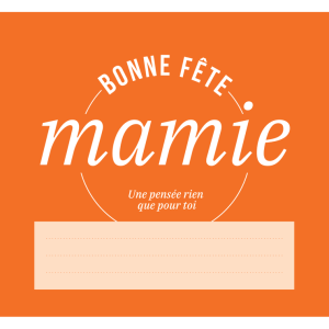 Carte fête des Grands-mères