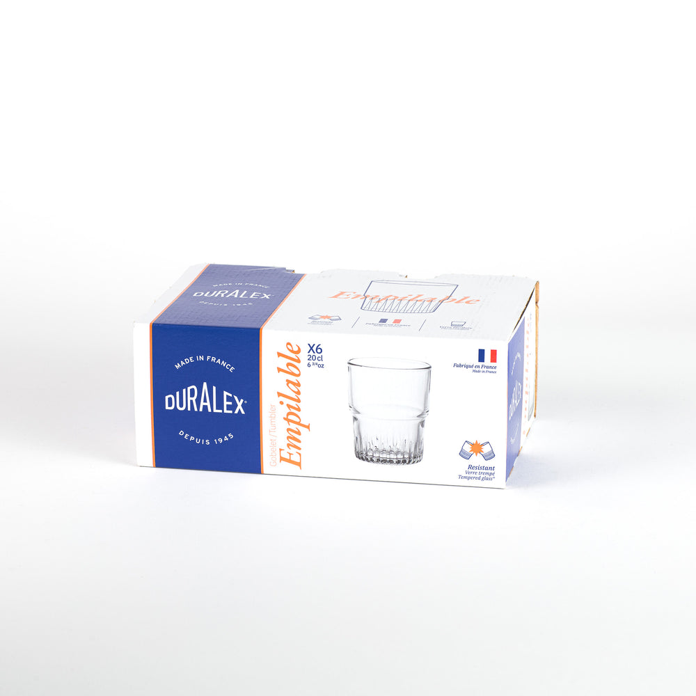 Empilable - Verre Transparent 20cl (lot de 6) - Image 2