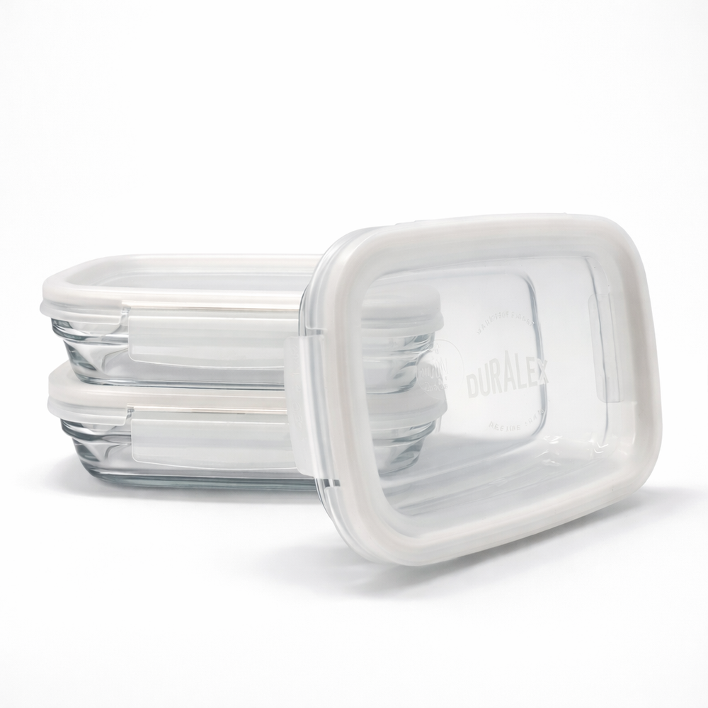 Freshbox - Boite de conservation à ailette couvercle blanc 0.8L - Image 2