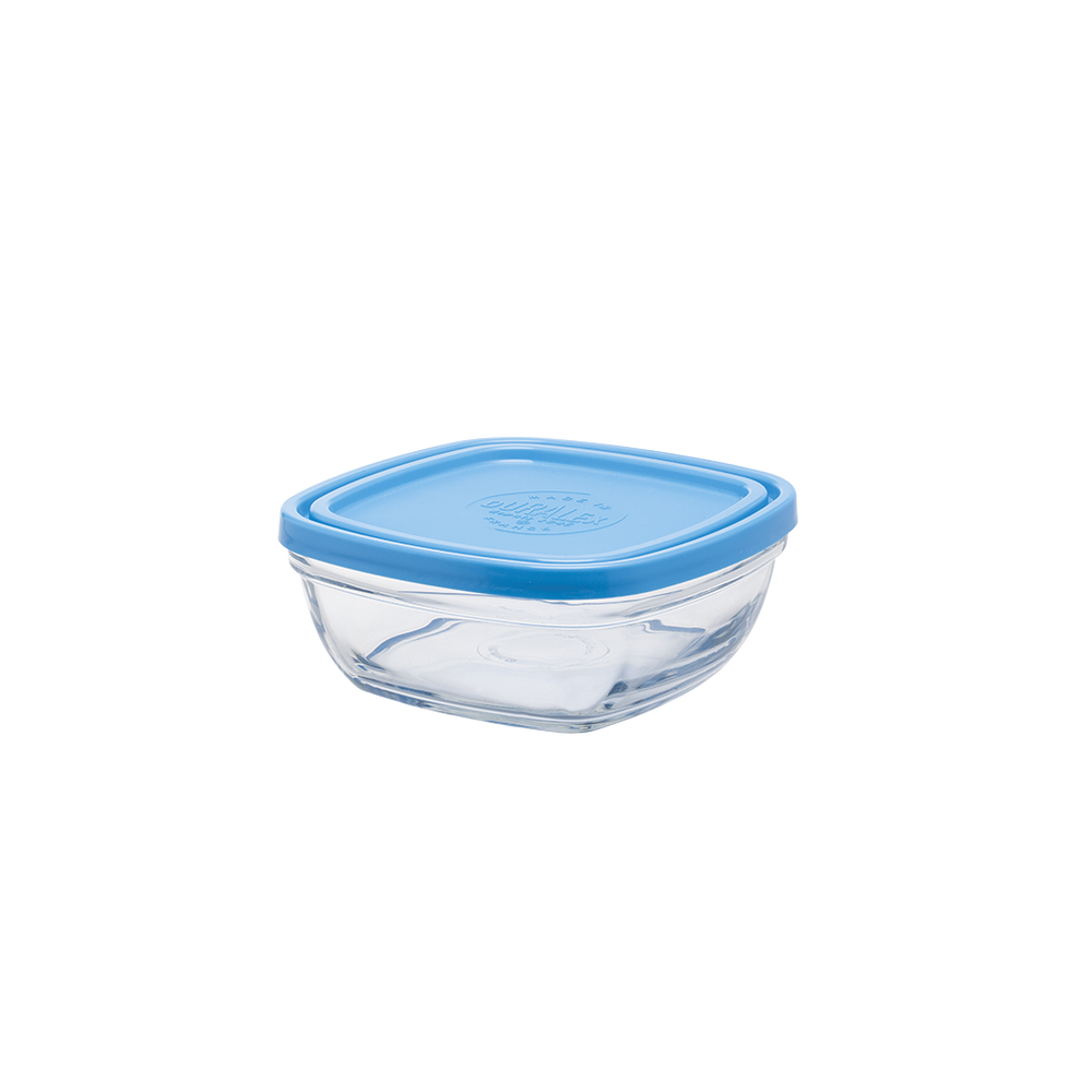 Freshbox - Boite de conservation carrée couvercle bleu 61cl - Image 3