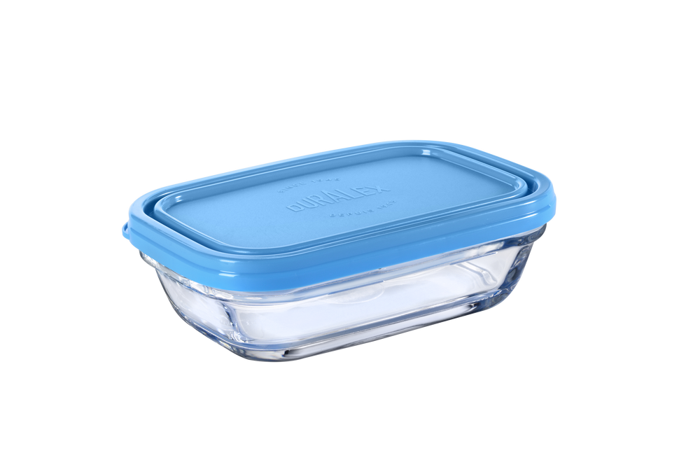 Freshbox - Boite de conservation rectangulaire couvercle bleu 39cl - Image 3
