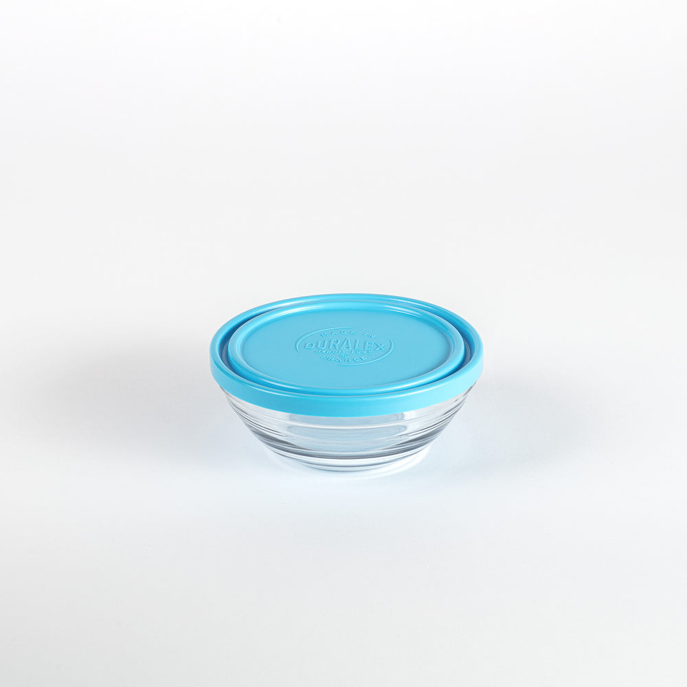Freshbox - Boite de conservation ronde couvercle bleu 50cl