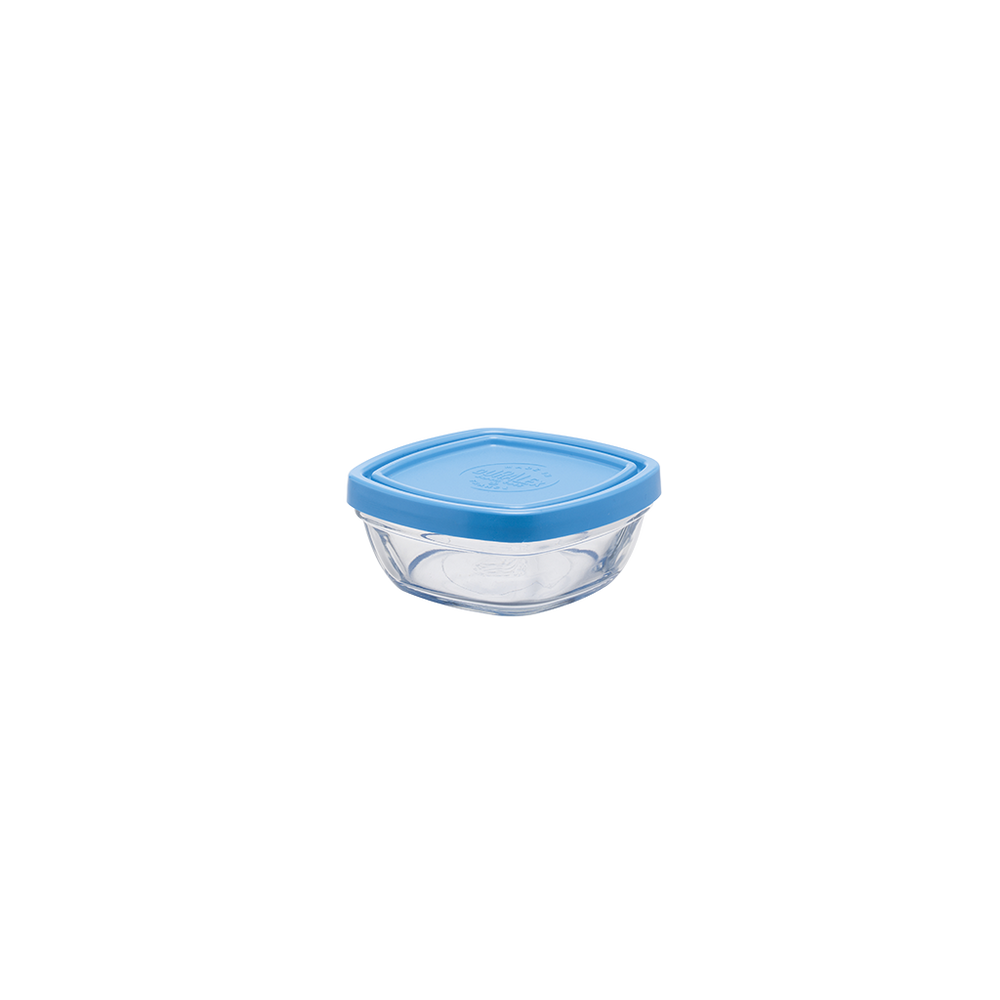 Freshbox - Boite de conservation carrée couvercle bleu 15cl - Image 3