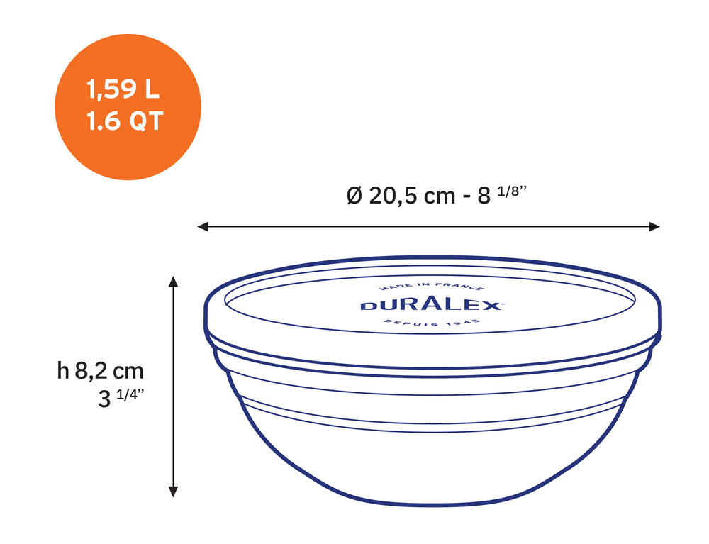 Freshbox - Set de 3 boites de conservation rondes multi-tailles - Image 2