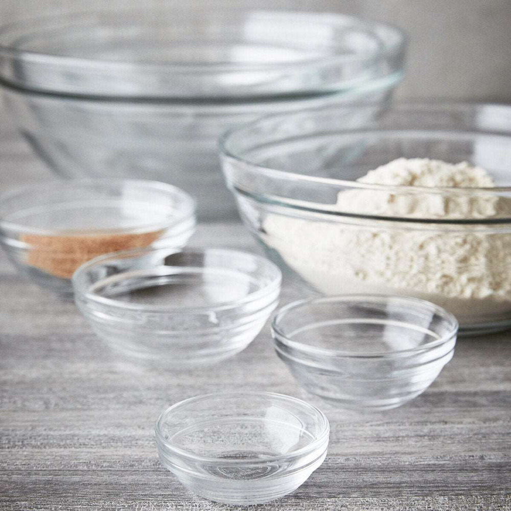Le Gigogne - Saladier en verre transparent Empilable 3,45L - 26cm - Image 5