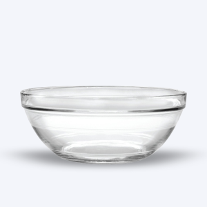 Le Gigogne - Saladier en verre transparent Empilable 5,8L - 31cm
