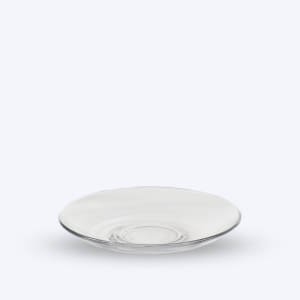 Le Gigogne - Soucoupe en verre transparent 13,5 cm (lot de 6)