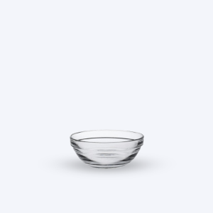 Le Gigogne - Coupelle en verre transparent Empilable 7cl - 7,5 cm (lot de 4)