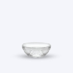 Le Gigogne - Coupelle en verre transparent Empilable 12,5cl - 9cm (Lot de 6)