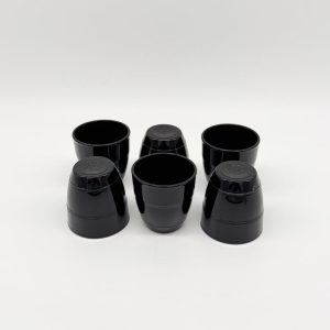 Le Gigogne - Noir brillant - Verre 9cl - (Lot de 6)