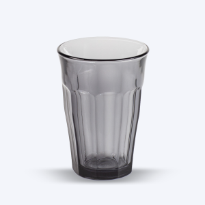 Le Picardie - Verre à eau - Gris 36cl (Lot de 4)