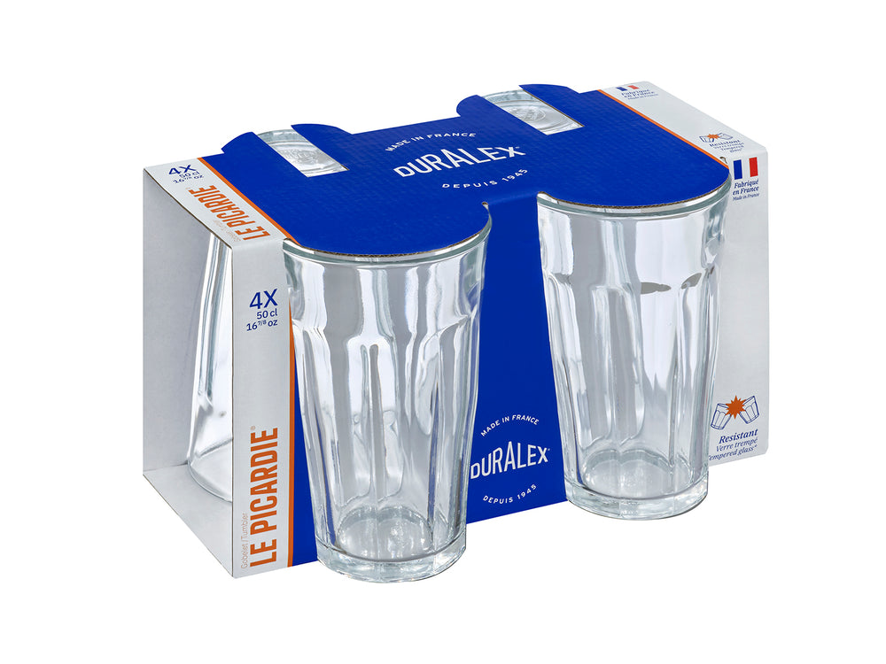 Le Picardie - Verre à eau - Transparent 50cl (Lot de 4) - Image 2