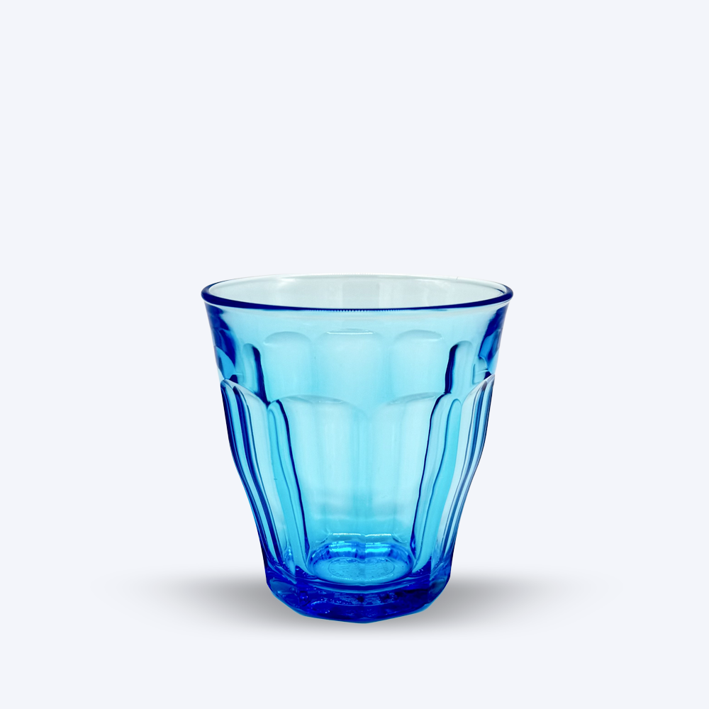 Le Picardie - Verre à eau - Turquoise - 25cl (Lot de 4)