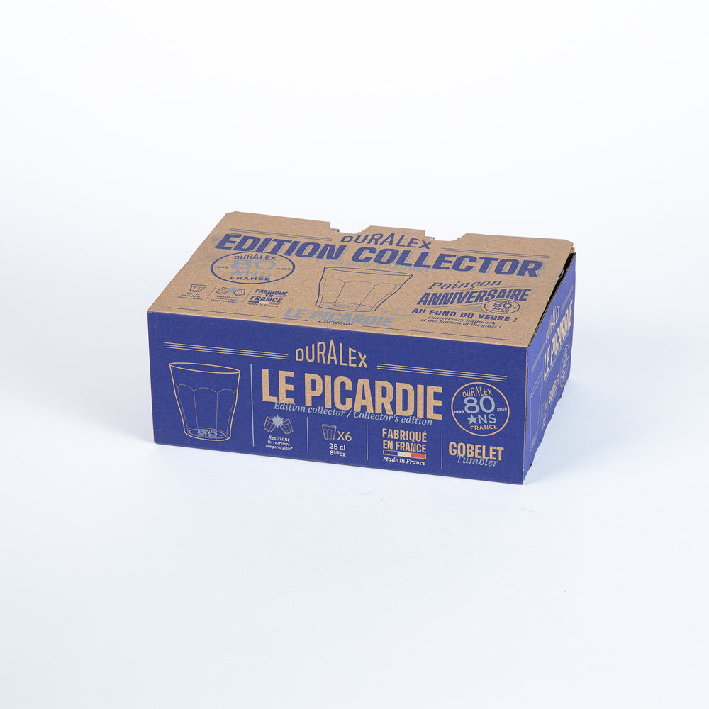 Le Picardie - Verre transparent 25cl - 80 ans (Lot de 6) - Image 2