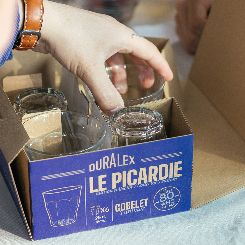 Le Picardie - Verre transparent 25cl - 80 ans (Lot de 6) - Image 5