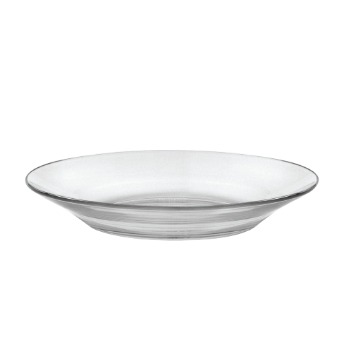 Lys - Assiette creuse en verre transparent x6 - 23cm - Image 2