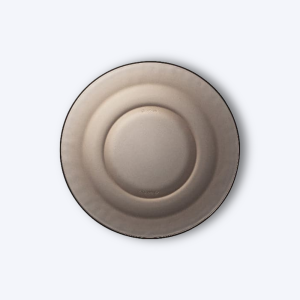 Lys - Assiette creuse x6 - 21cm - Sépia