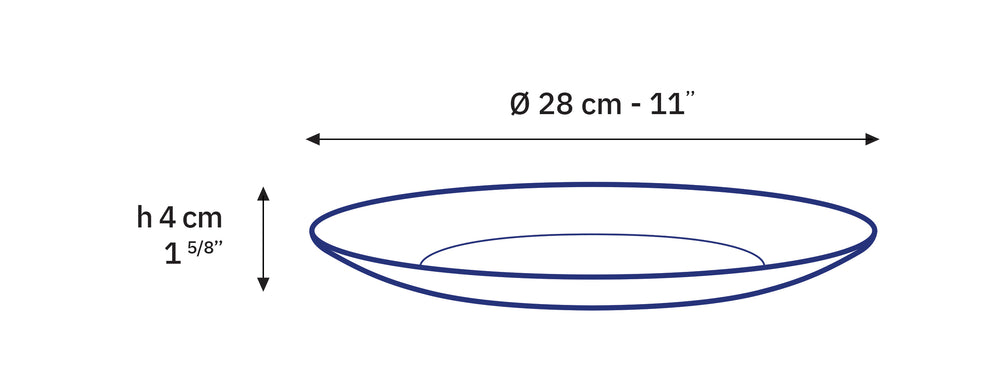 Lys - Assiette transparente x6 - 28cm - Image 3