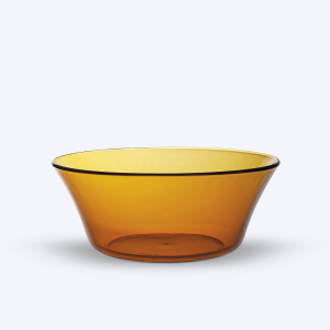 Lys - Saladier en verre - Vermeil - 23cm - 2,2l