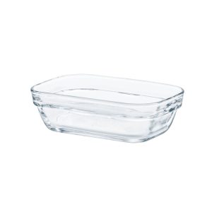 Lys - Saladier rectangulaire transparent 1,7l