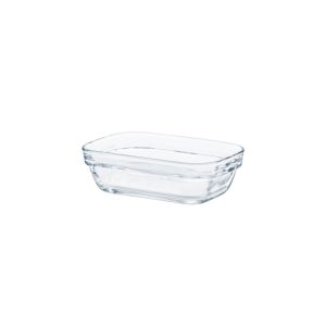 Lys - Saladier rectangulaire transparent 80cl