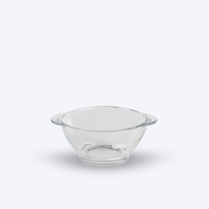 Lys - Bol en verre transparent à oreilles 51cl (Lot de 6)