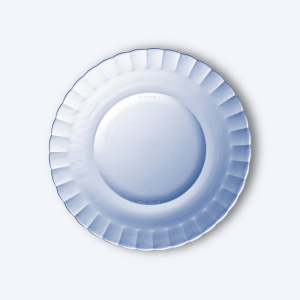 Picardie - Assiettes x6 - 23cm - bleu marine