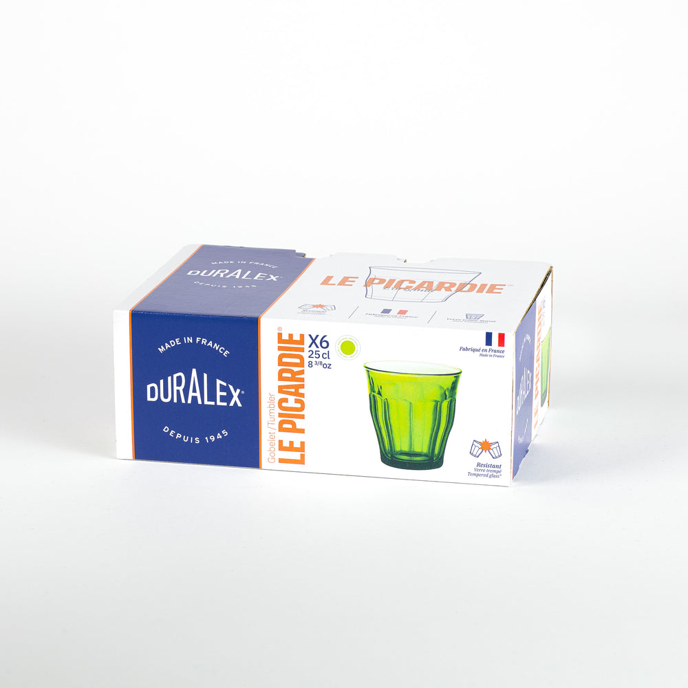 Le Picardie - Verre à eau - Vert - 25cl (Lot de 6) - Image 2