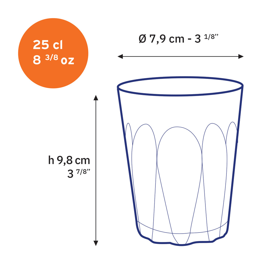 Provence - Verre transparent 25cl (Lot de 6) - Image 3