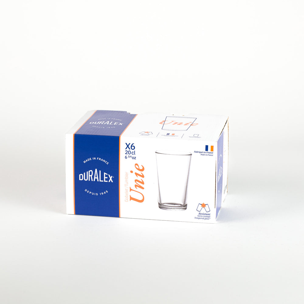 Unie - Verre transparent 20 cl (lot de 6) - Image 2