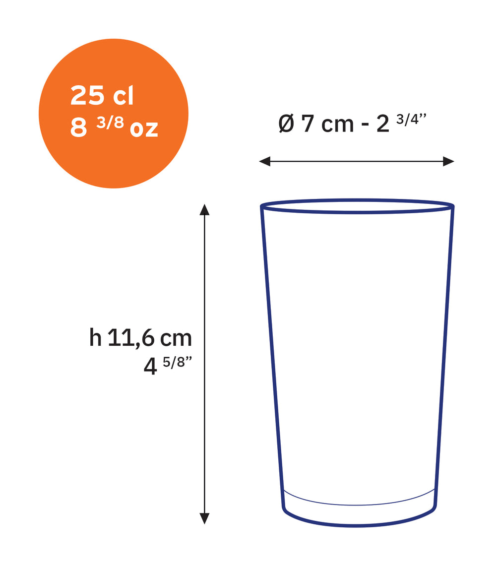 Unie - Verre transparent 25 cl (lot de 6) - Image 4