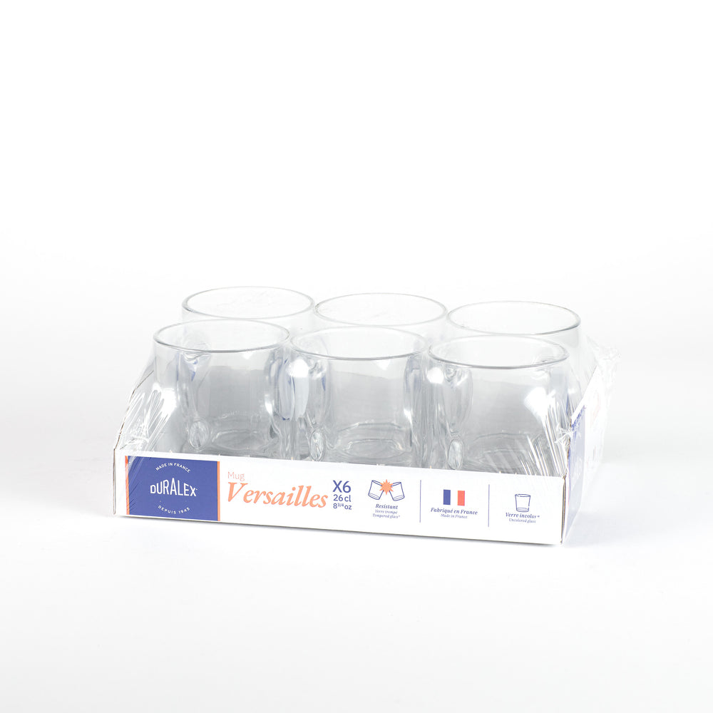 Versailles - Mug en verre Transparent 26 cl (Lot de 6) - Image 5