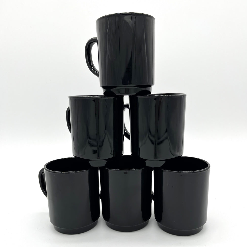 Versailles - Mug en verre Noir 26 cl (Lot de 6) - Image 2