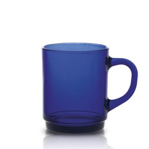 Versailles - Mug en verre saphir 26 cl (Lot de 6)