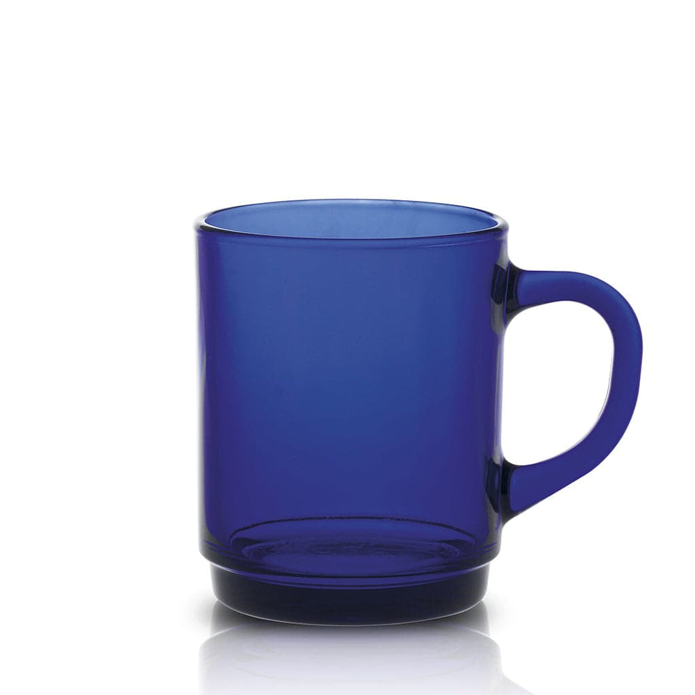 Versailles - Mug en verre saphir 26 cl (Lot de 6)